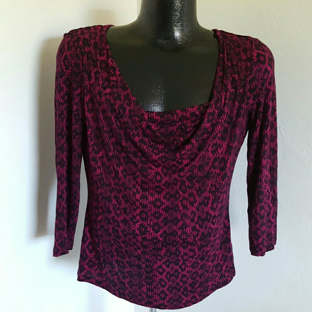 Michael Michael Kors women top animals print size S stretch